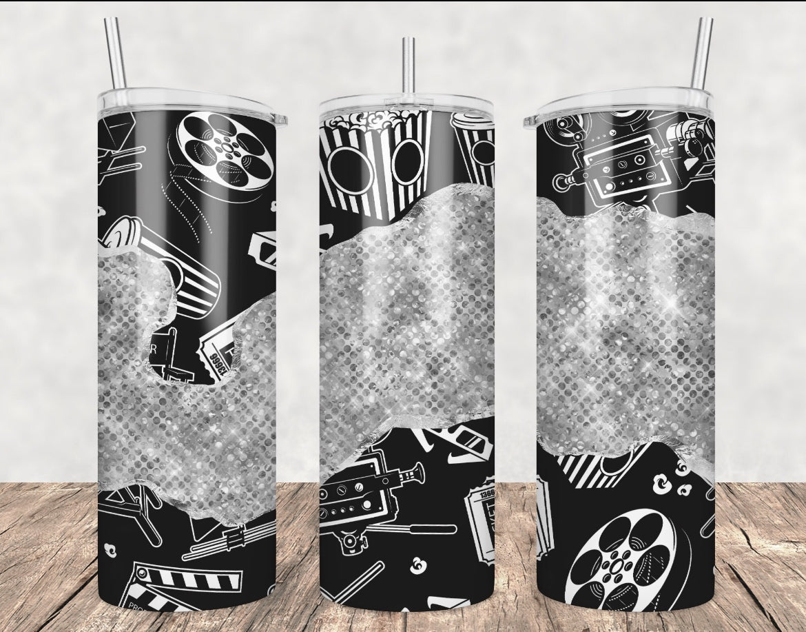 Movie tumbler add name