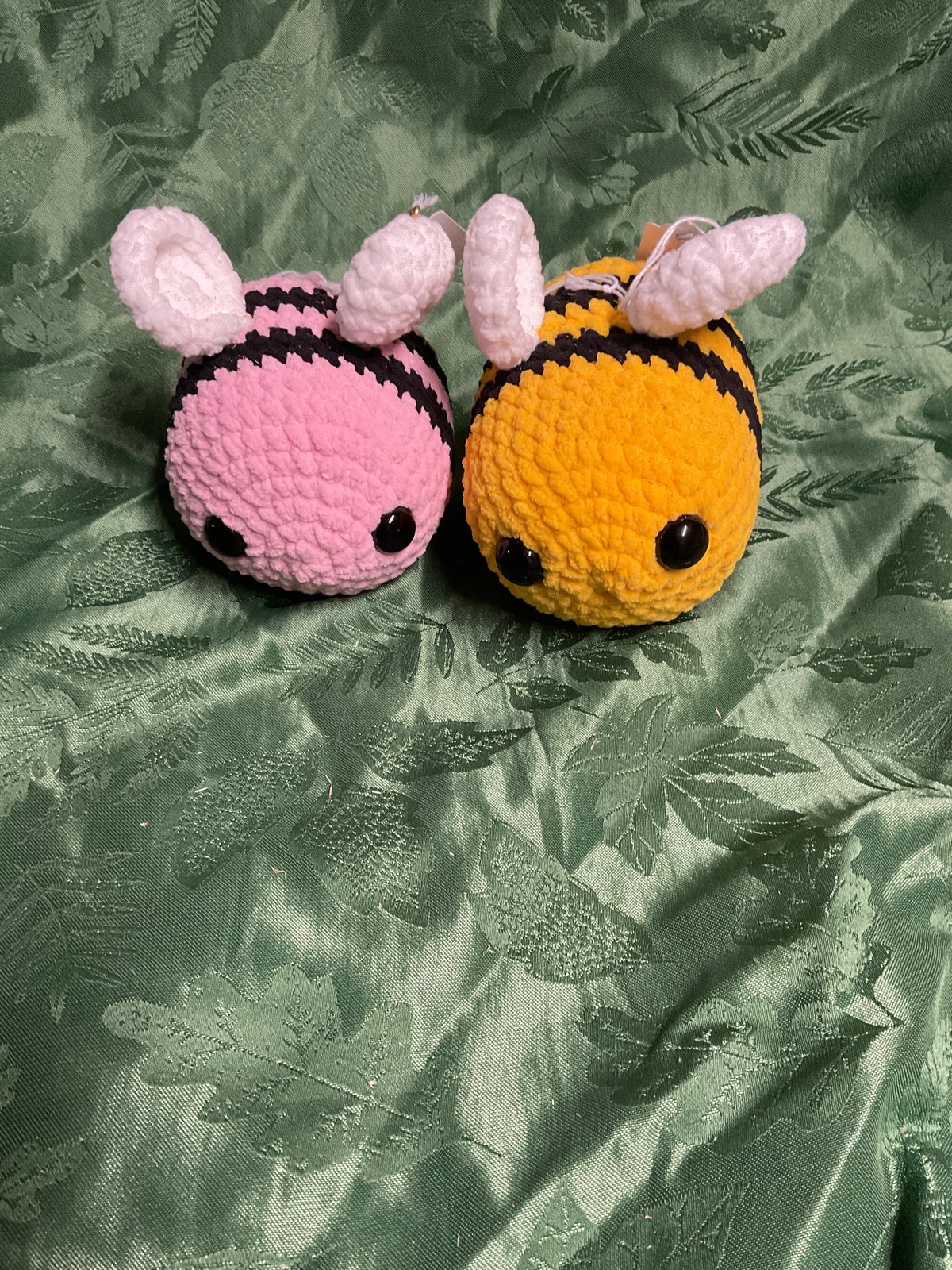 Large crochet bees
