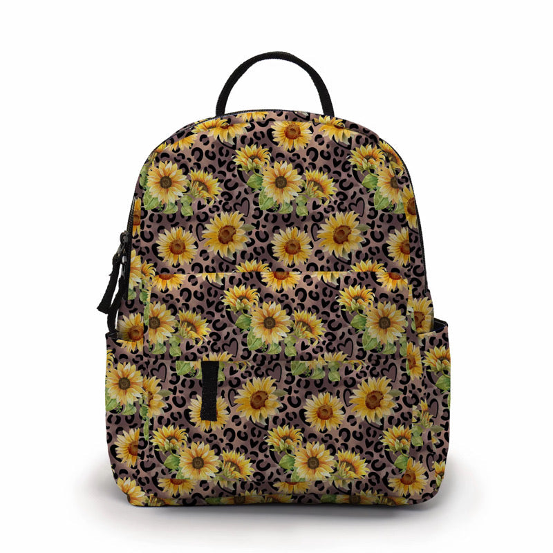 Mini Backpack - Sunflower Animal Print -