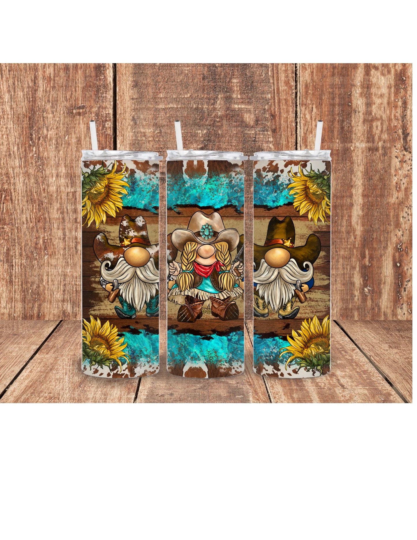 Cowboy Gnome tumbler