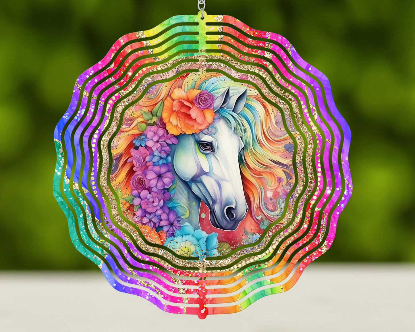 white horse windspinner