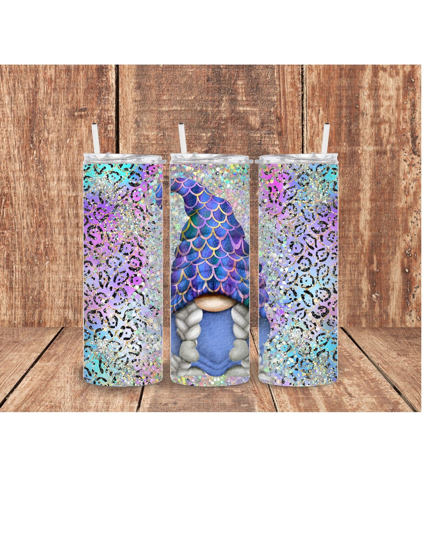Glitter Gnome Tumbler