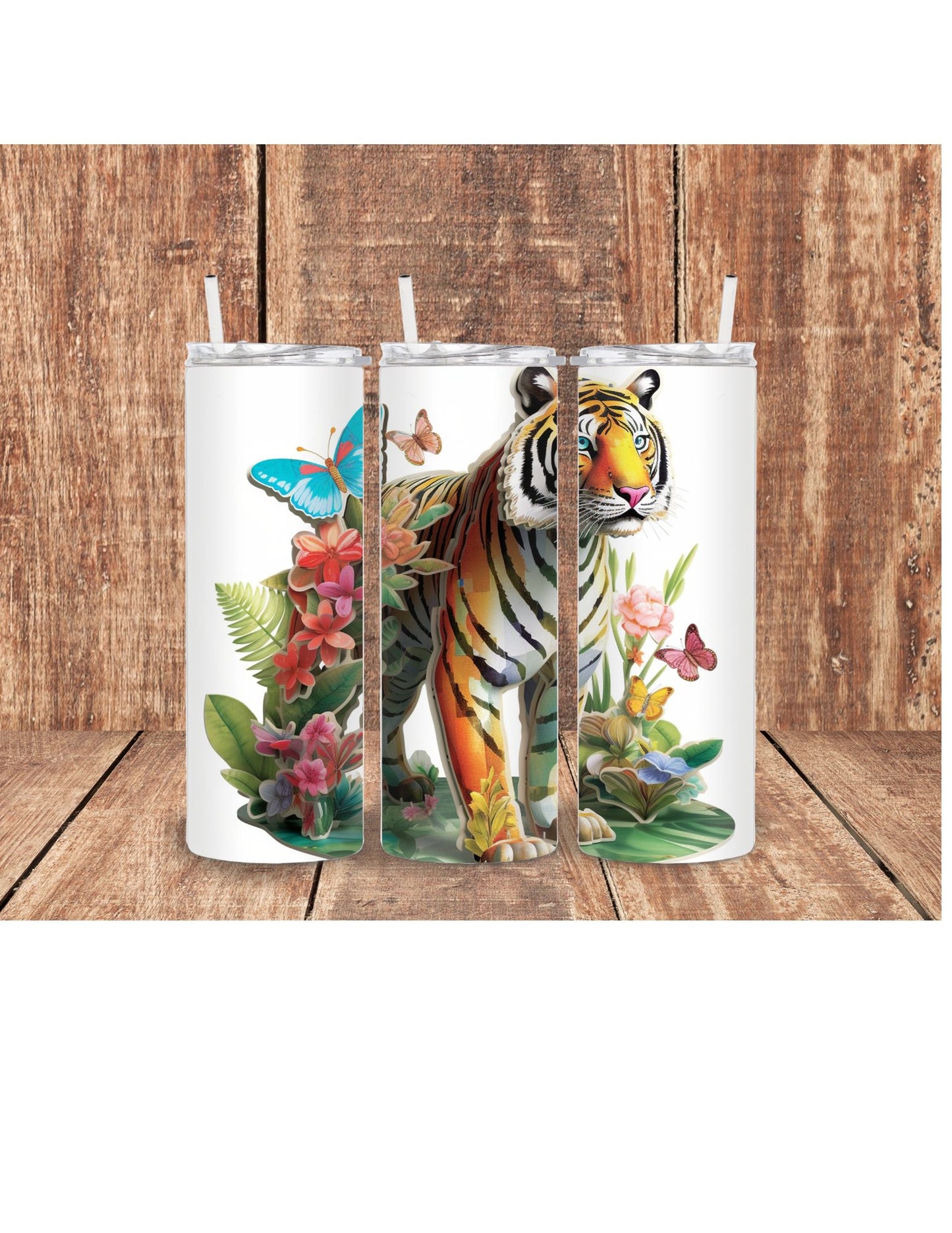 Tiger 3D Tumbler