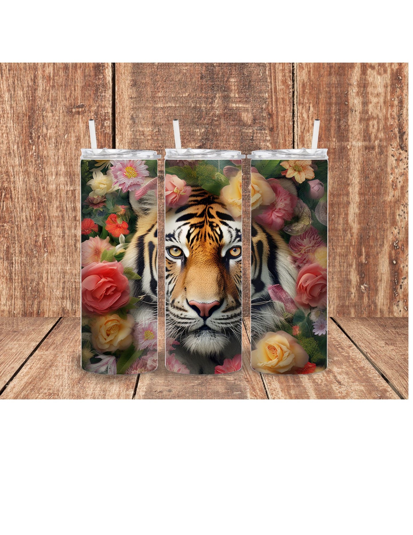 Tiger 3D Tumbler