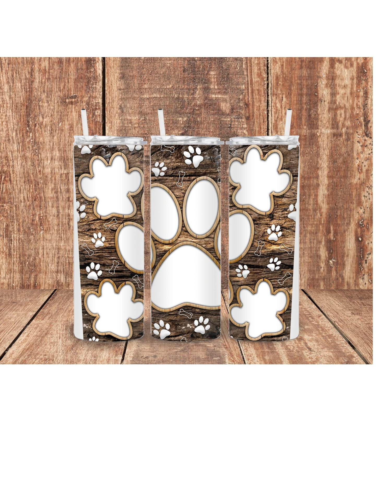 dog photo tumbler