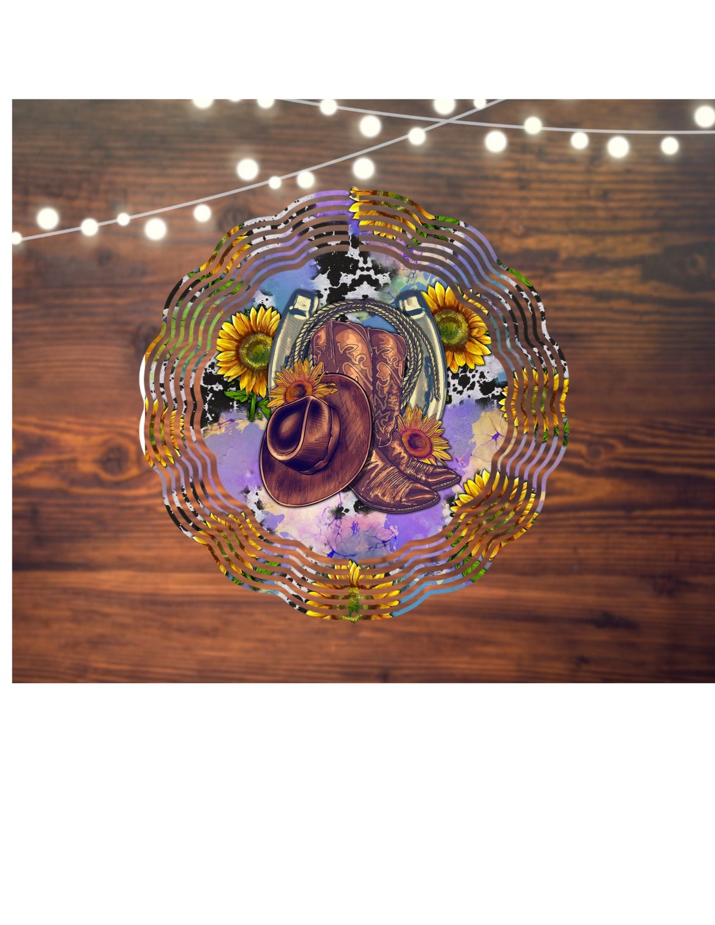 Hat, horseshoe, boot spinner