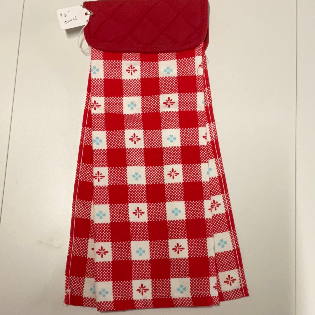 Red kitchen towel