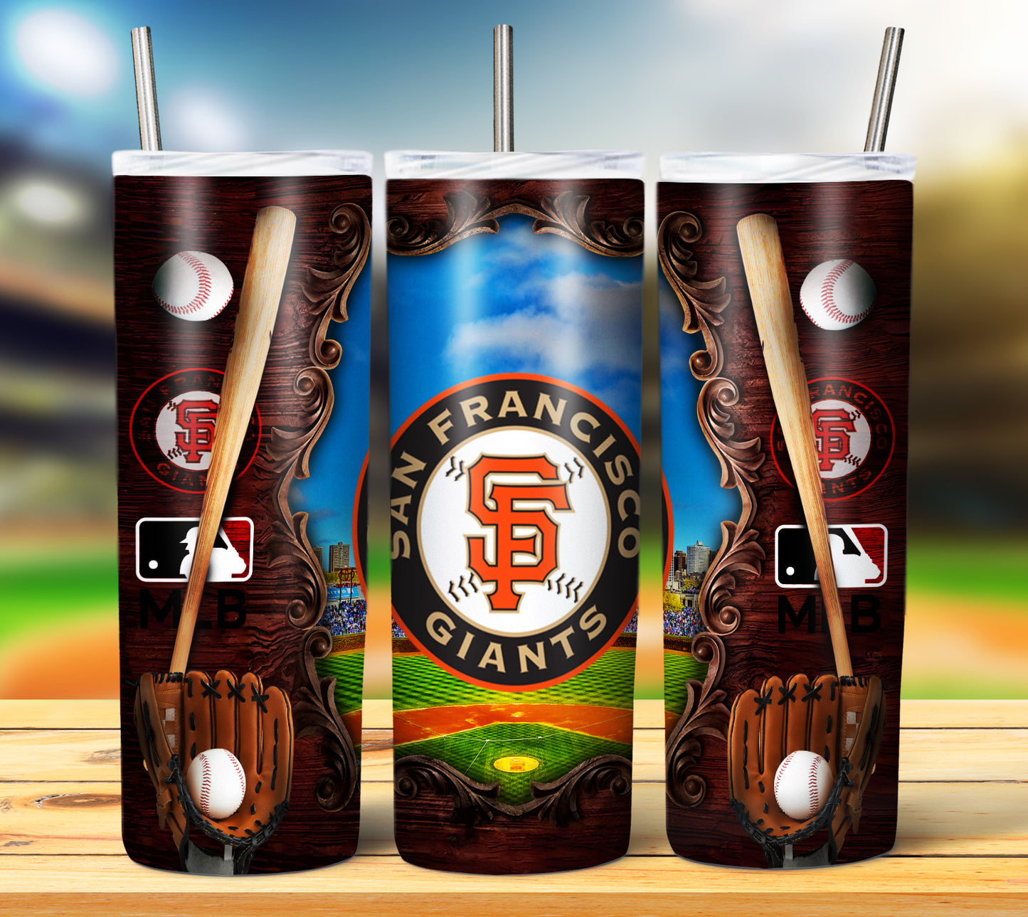 Giants Baseball Tumbler