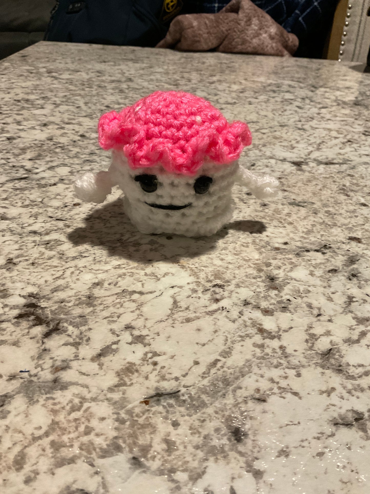 Crochet mushroom girl