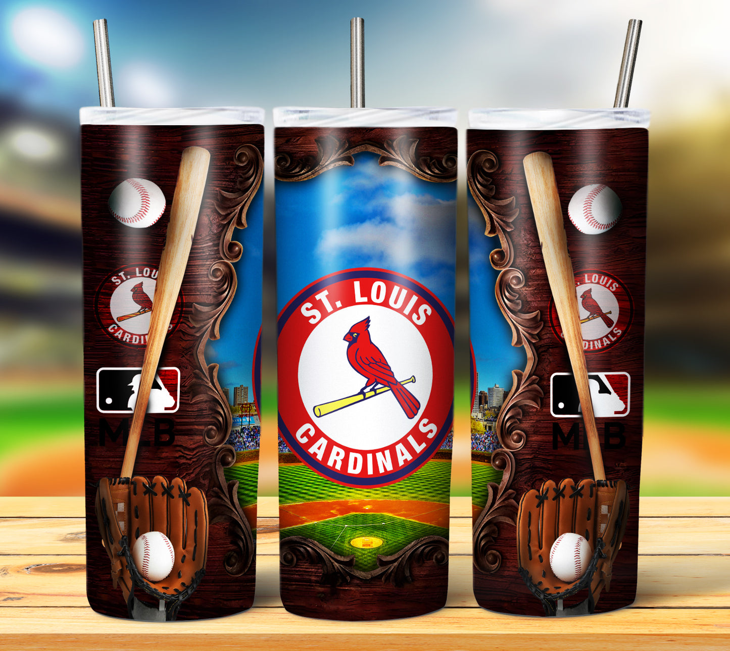 Cardinals Baseball Tumbler