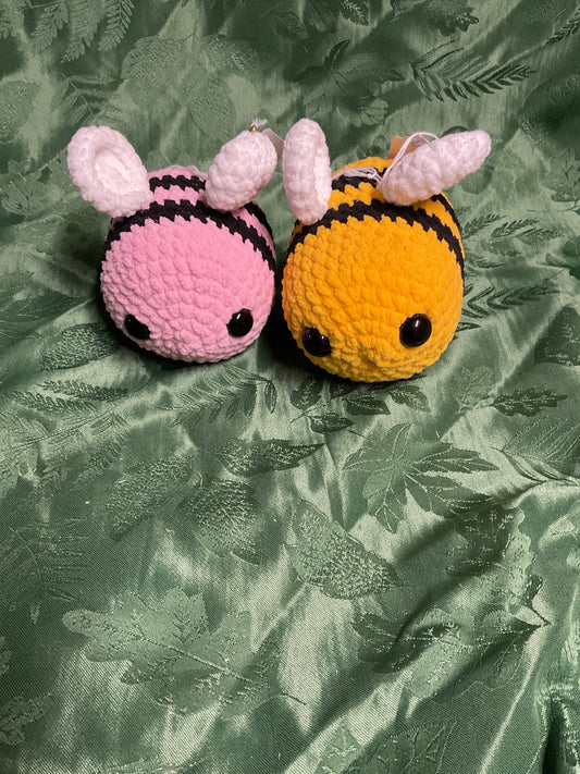 Large crochet bees