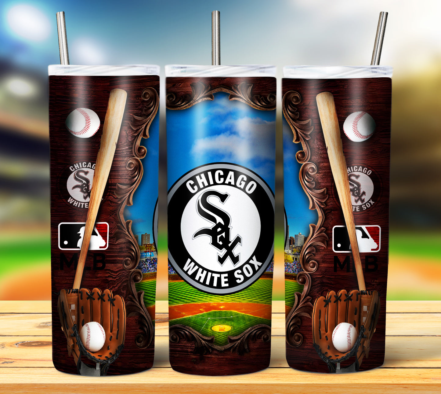 Chicago White Sox Baseball Tumbler