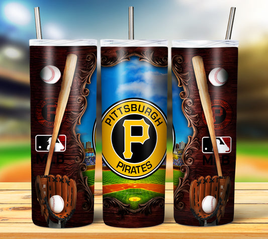 Pittsburgh Pirates Baseball Tumbler