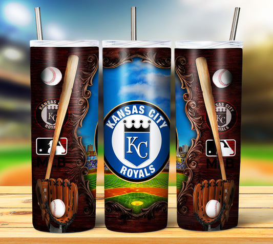 Kansas City Royals Baseball Tumbler