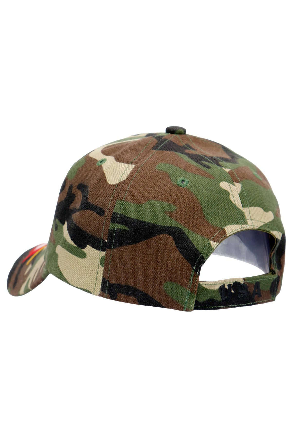 American Flag Bald Eagle Acrylic Baseball Cap