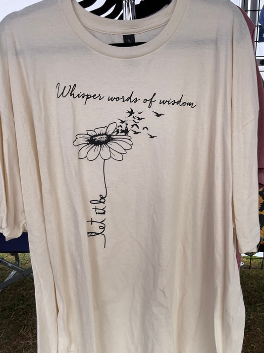 Whisper words T-shirt 3xl T-shirt