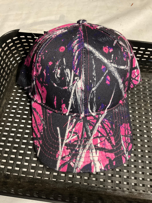 Pink camo hat