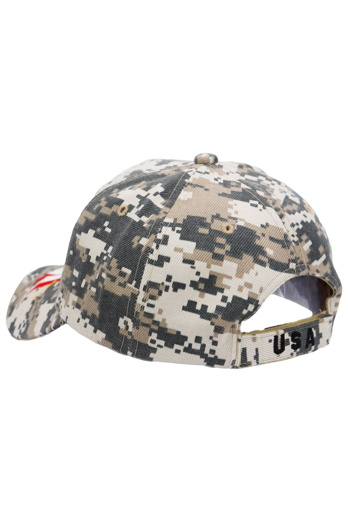 American Flag Bald Eagle Acrylic Baseball Cap