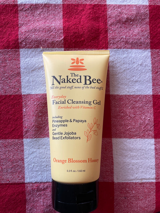 Naked bee facial cleaning gel orange blossom