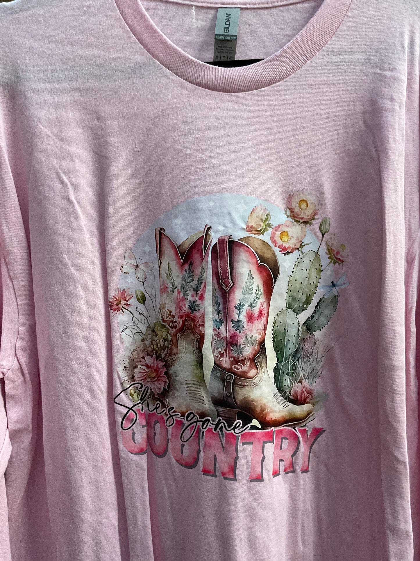 She goes country long sleeve T-shirt