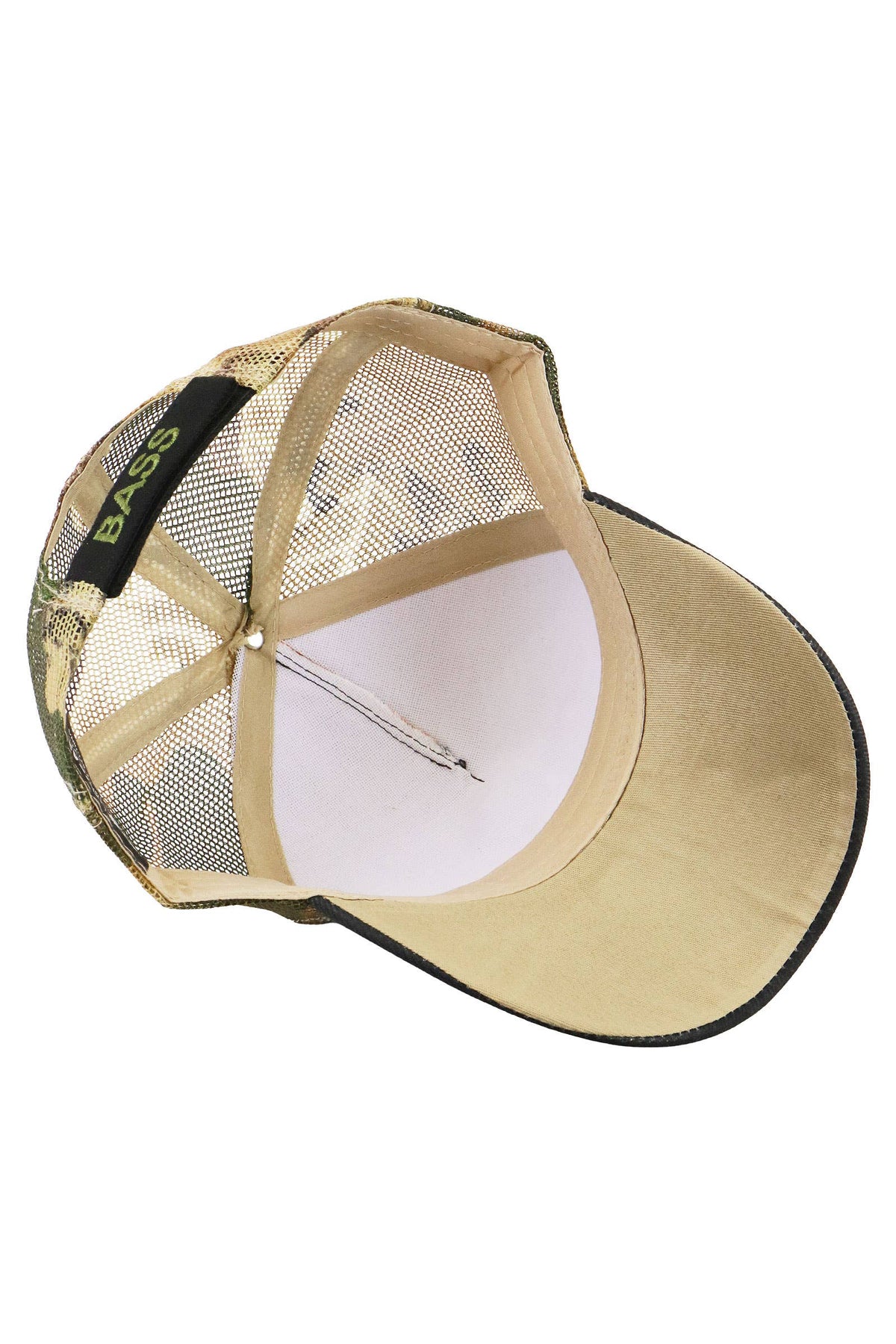Jumping Bass Hunt Camo Mesh Trucker Hat