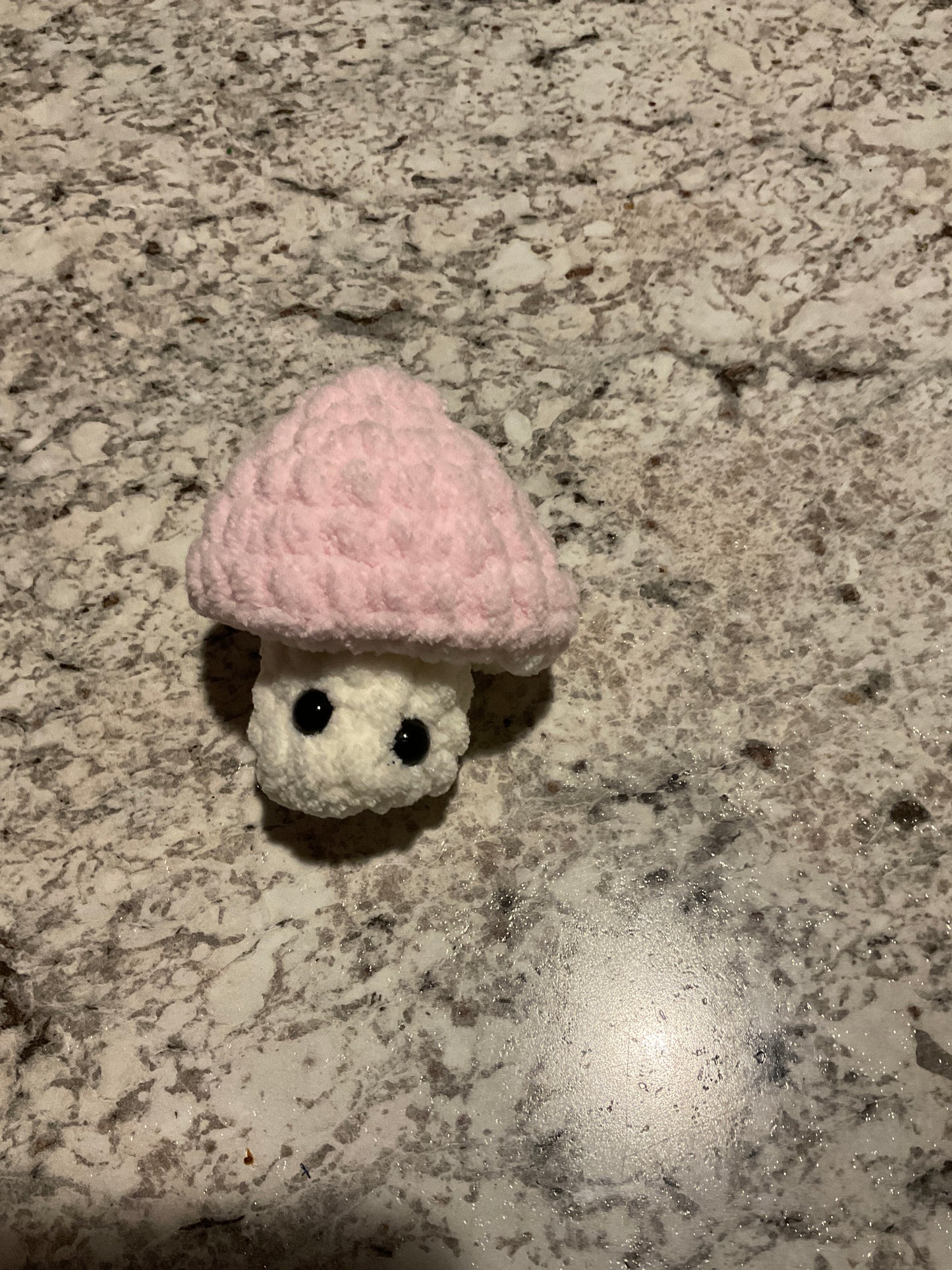 Crochet popping mushroom large