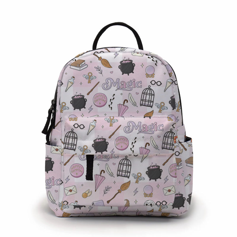 Mini Backpack - Magic Pink White