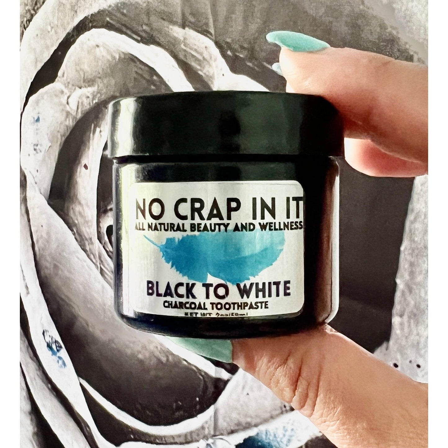 Black to White- Charcoal Toothpaste 2oz