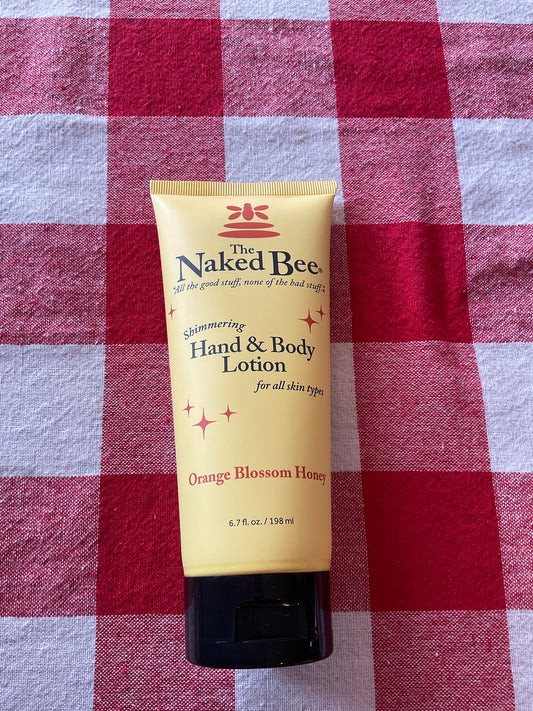 Naked bee shimmer body lotion Orange blossom