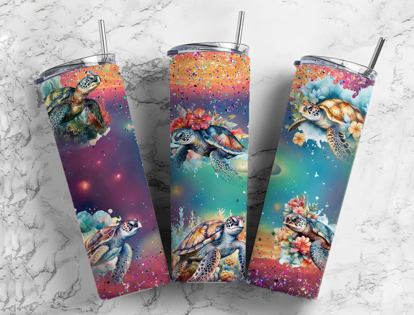 Turtle Galactic Tumbler