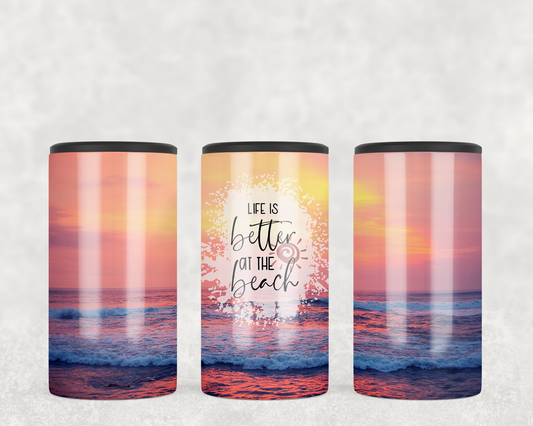 Life better at beach 4 in 1 can cooler