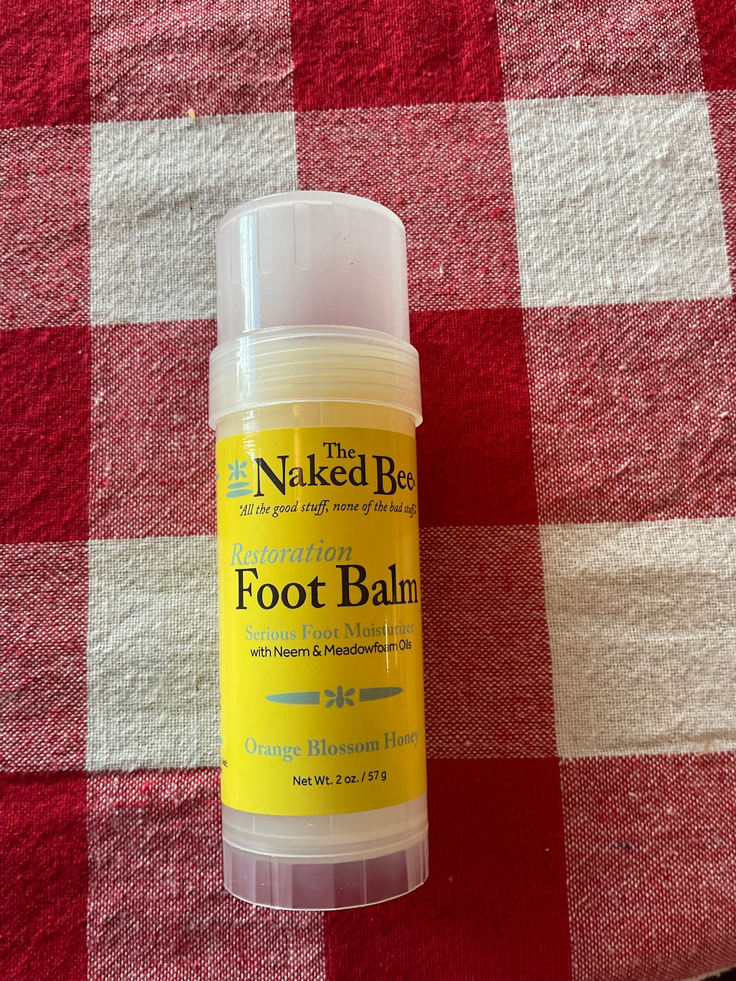 Naked bee foot balm orange blossom