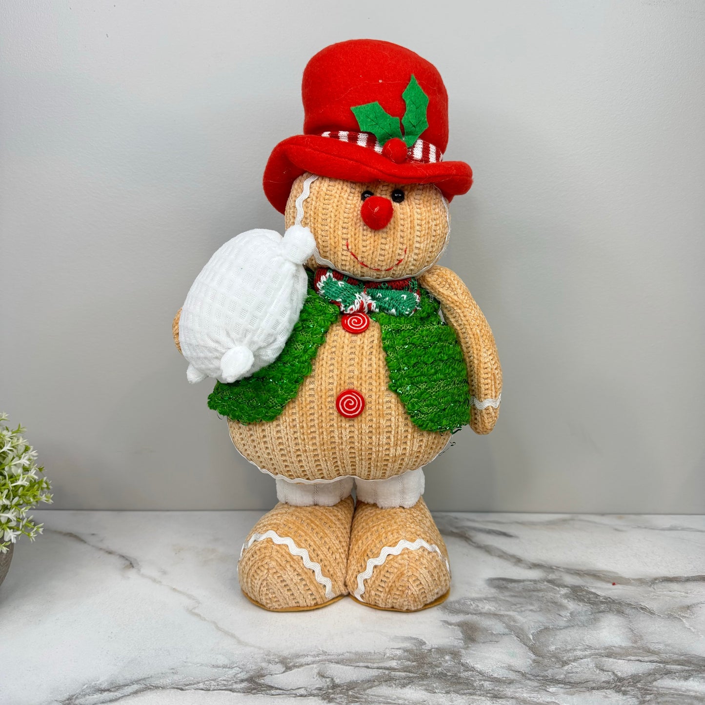 Telescopic Standing Christmas Decor - Gingerbread #2