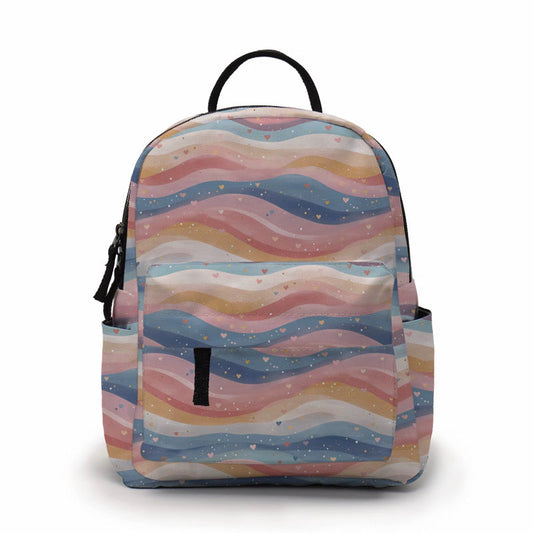 Mini Backpack - Heart Waves -