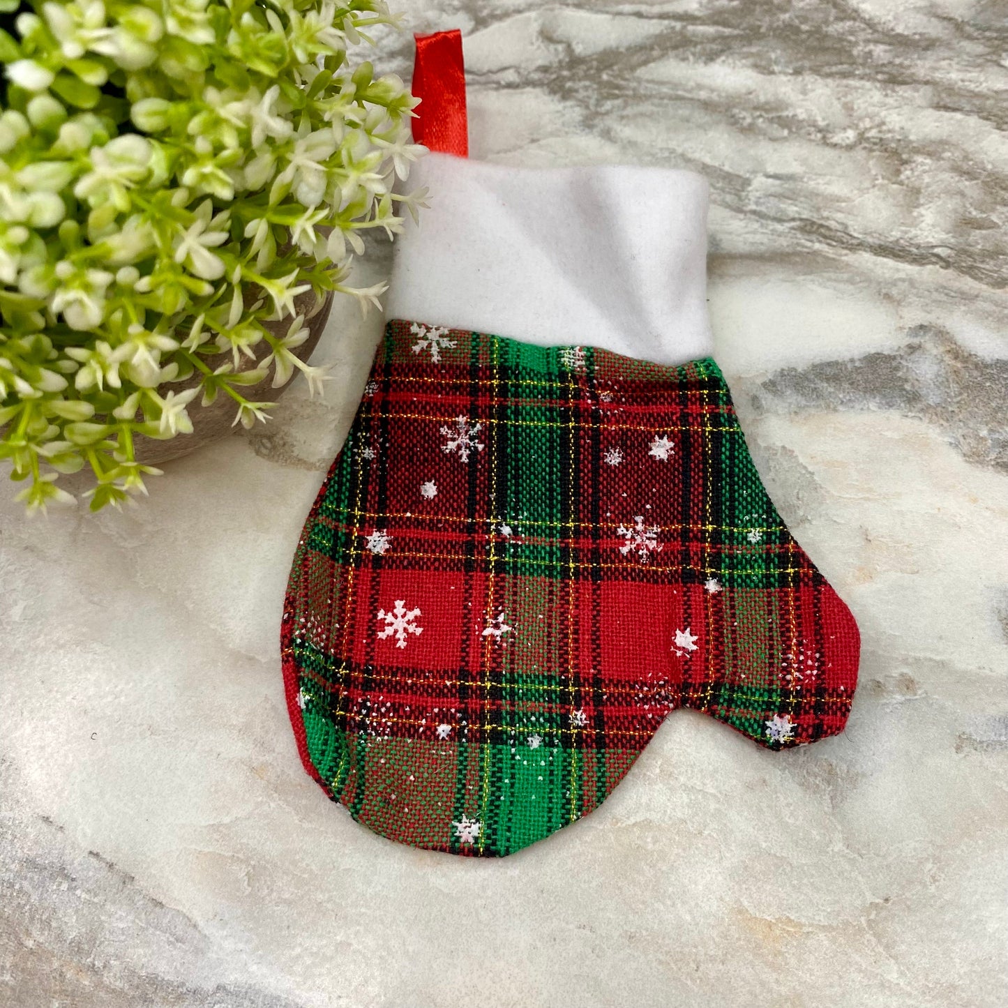 Mini Mitten Gift Holder Ornament Christmas