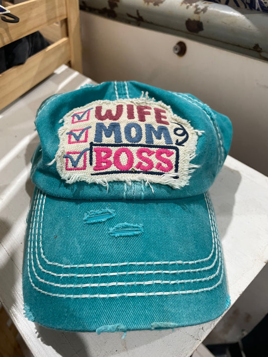 Wife, Mom, Boss Hat