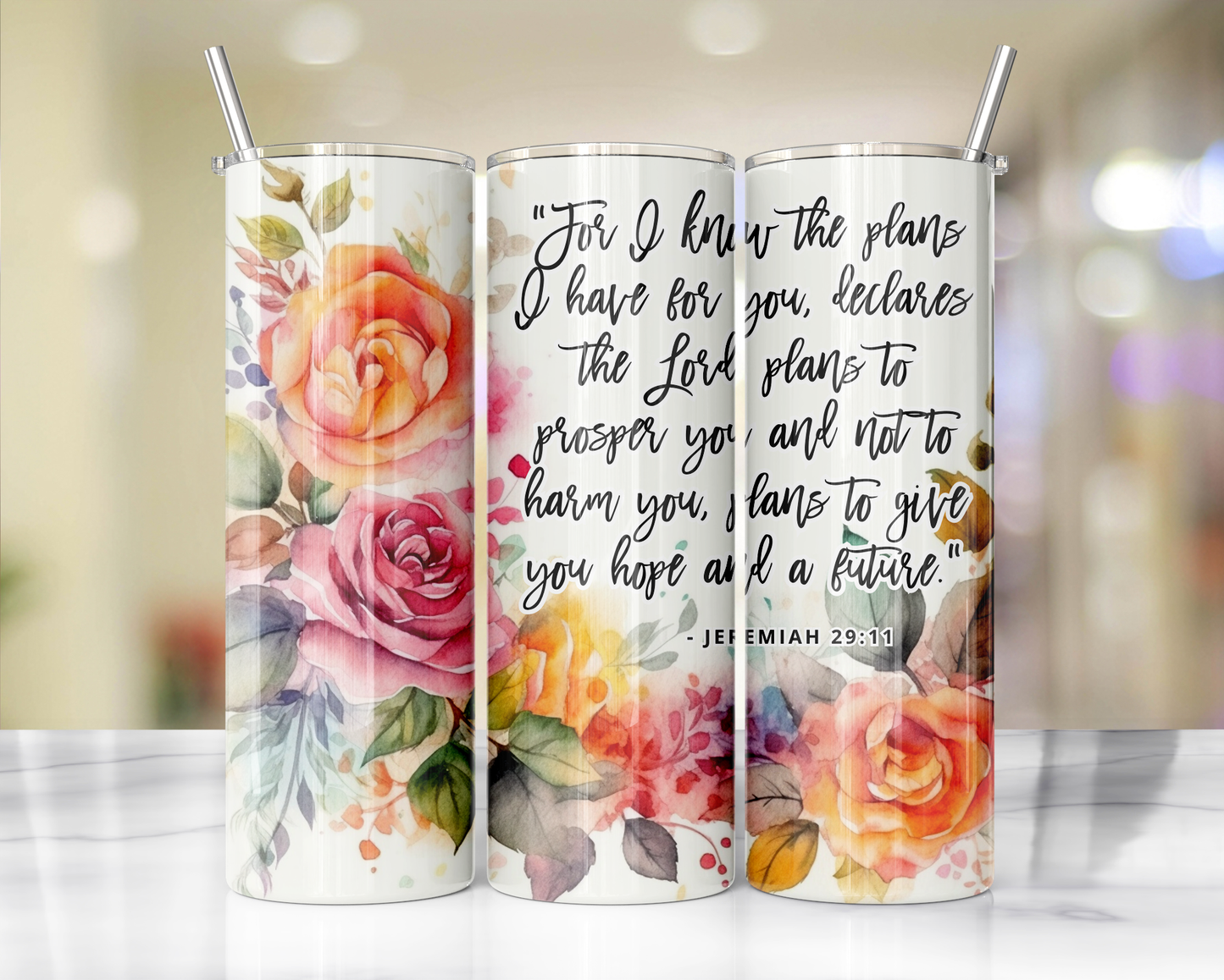 Religious tumblers #1 to #10