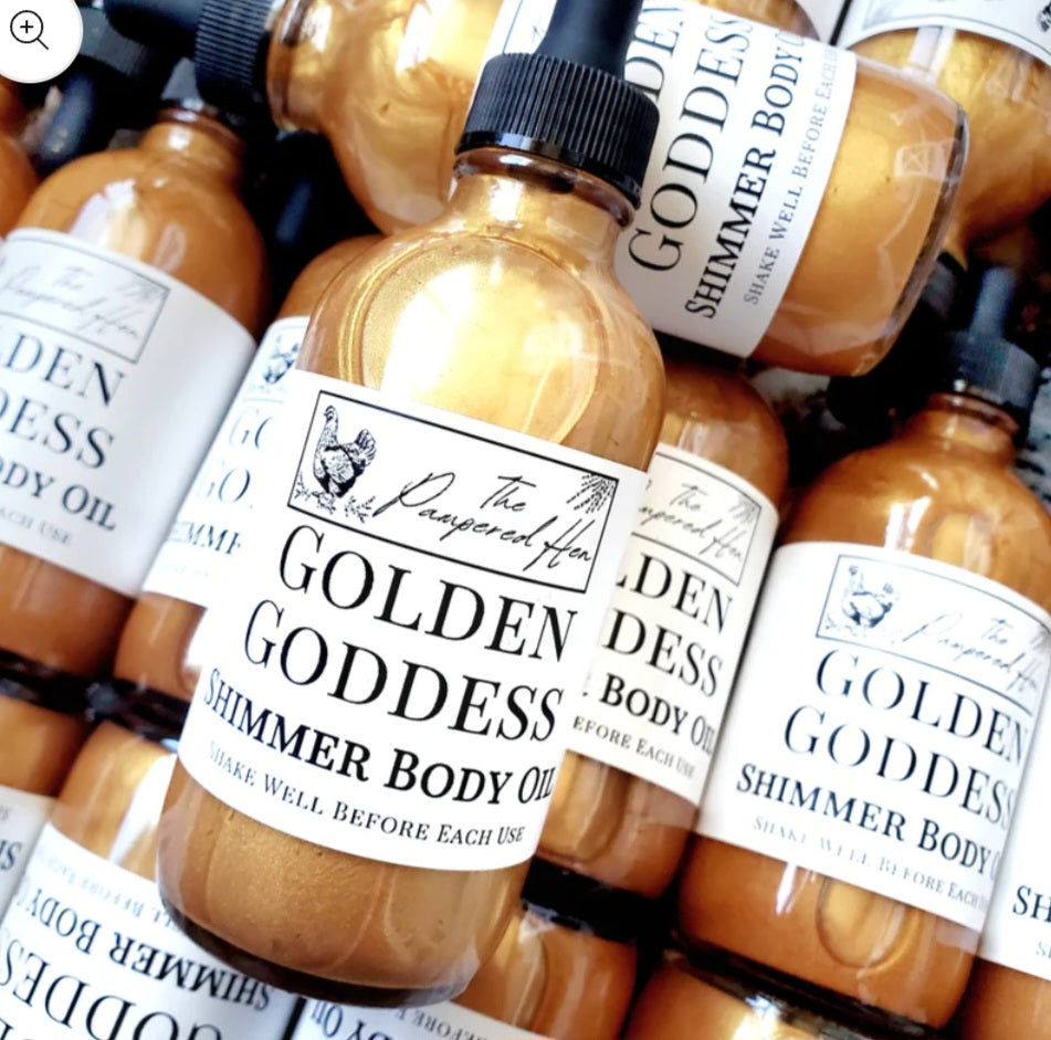 Golden Goddess Shimmer Body Oil