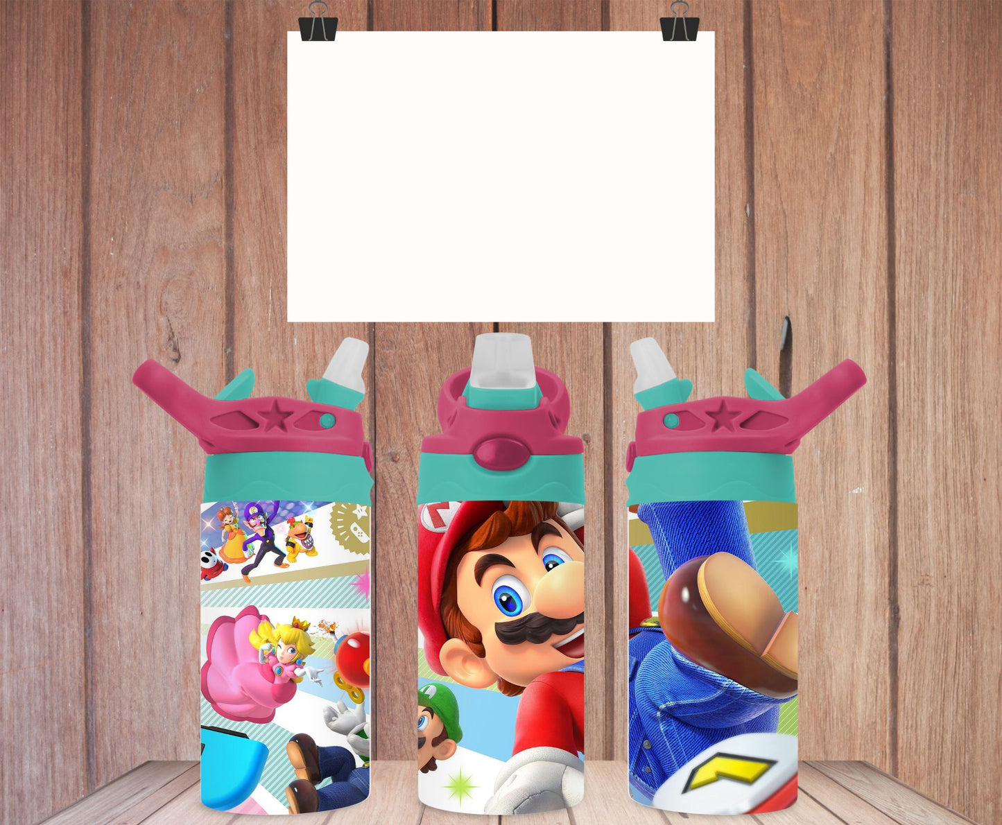 Mario water bottle