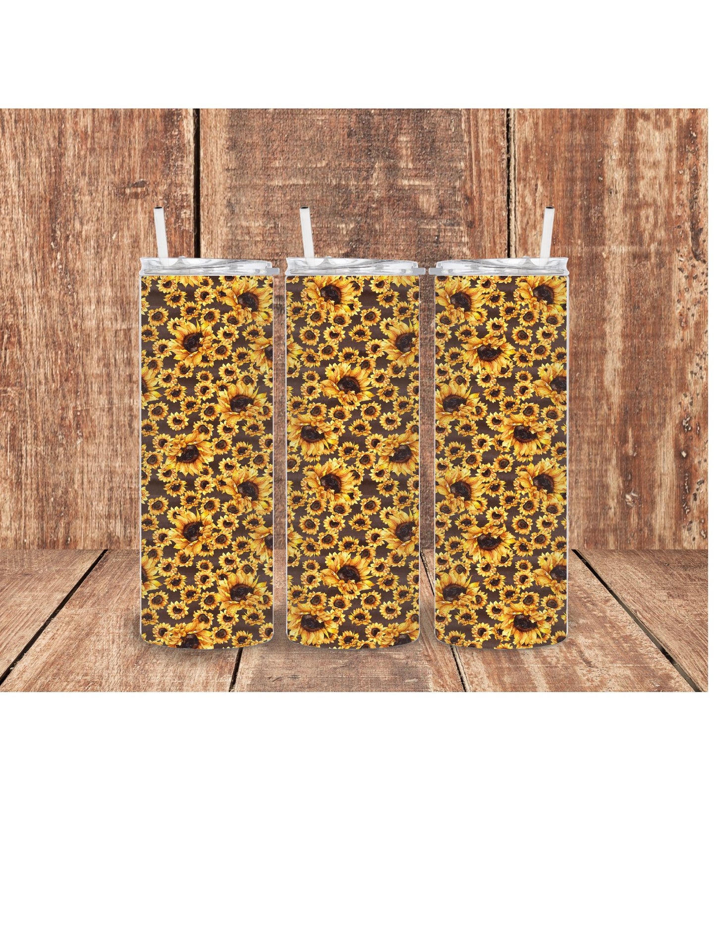 Sunflowers tumbler