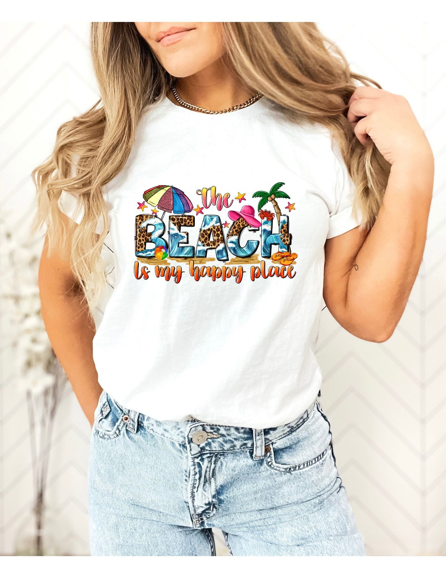 Beach Happy Place T shirt