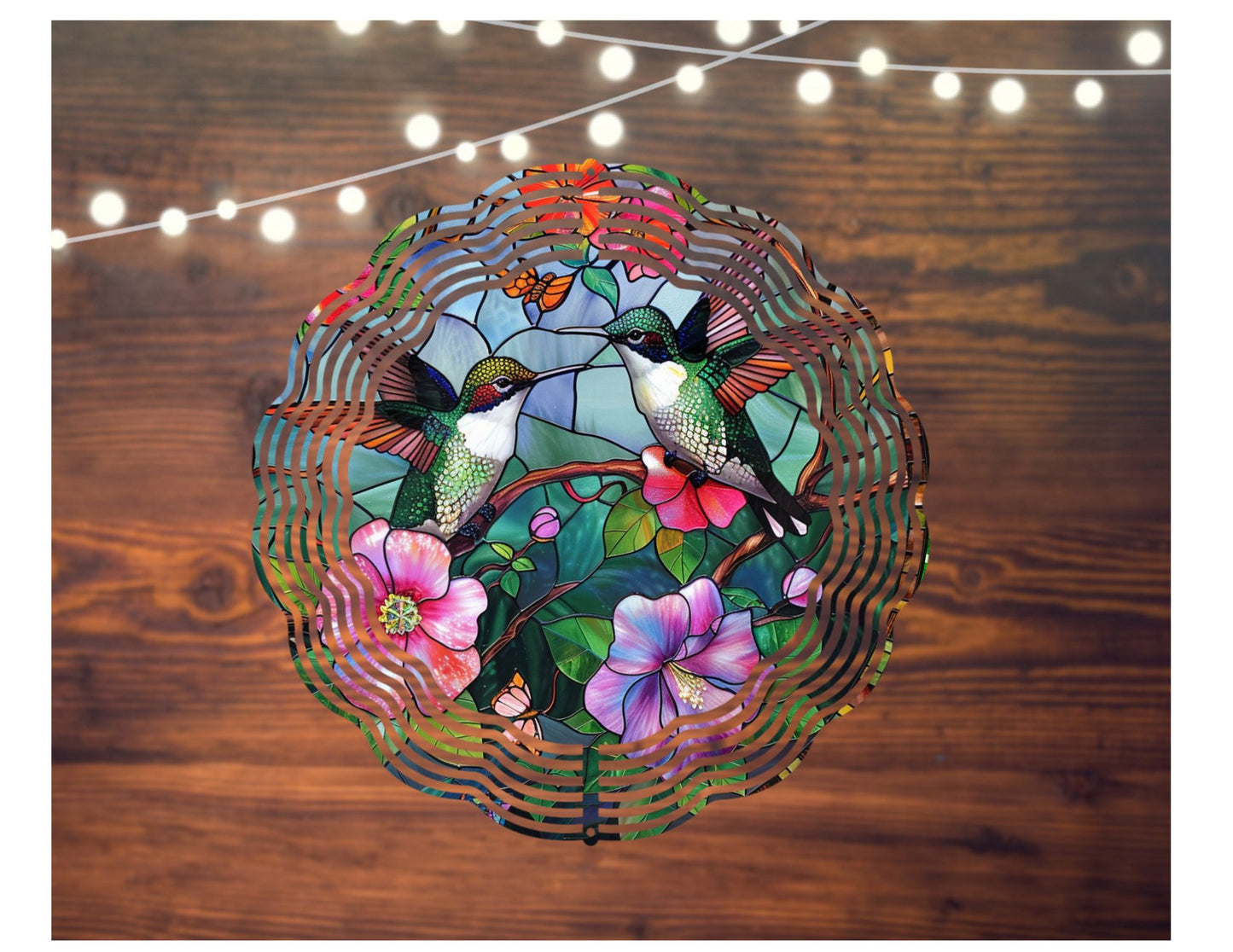 Hummingbirds windspinner