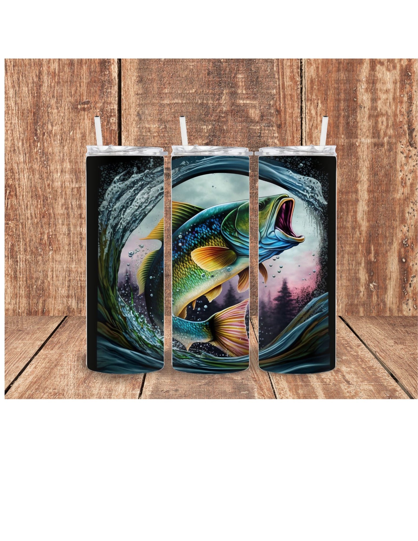 Bass Fish tumbler