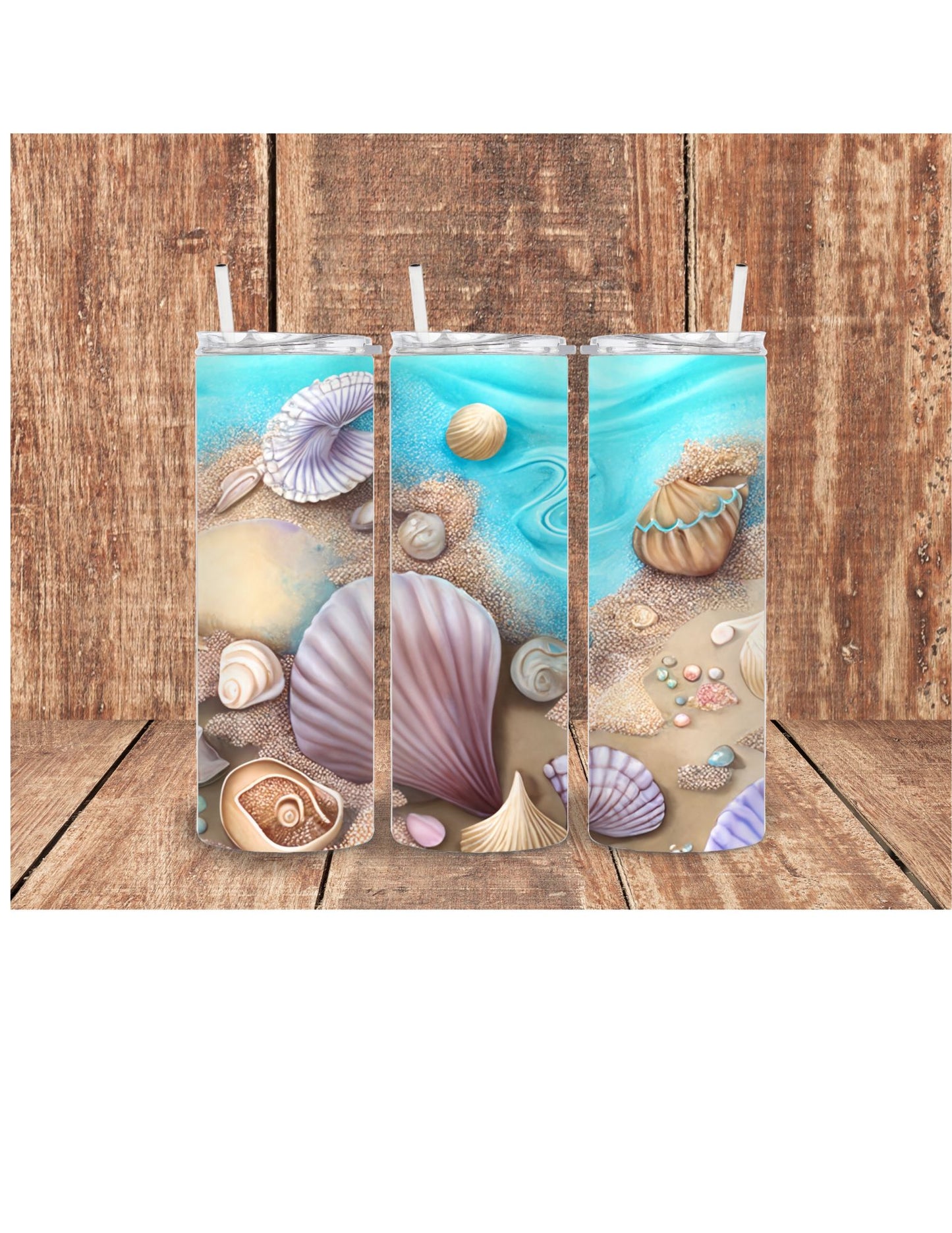 Seashell tumbler