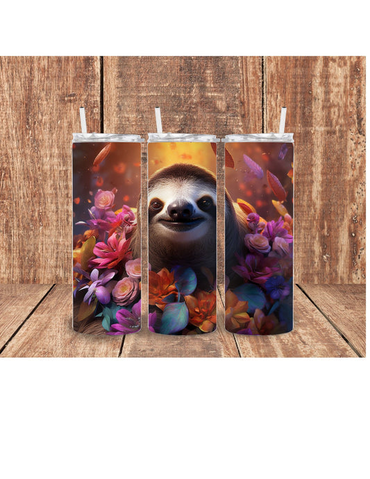 Sloth 3D tumbler