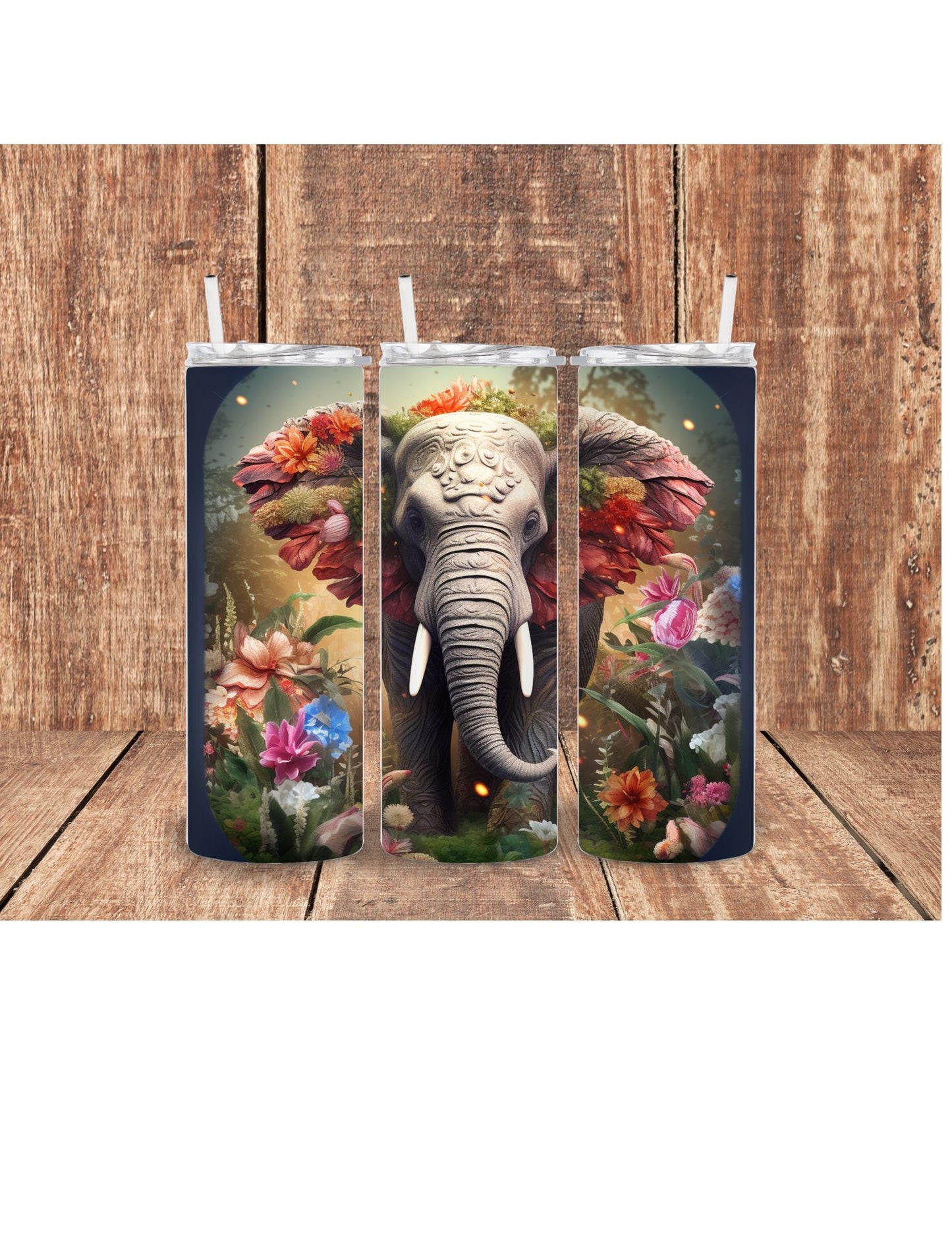 Elephant 3D Tumbler