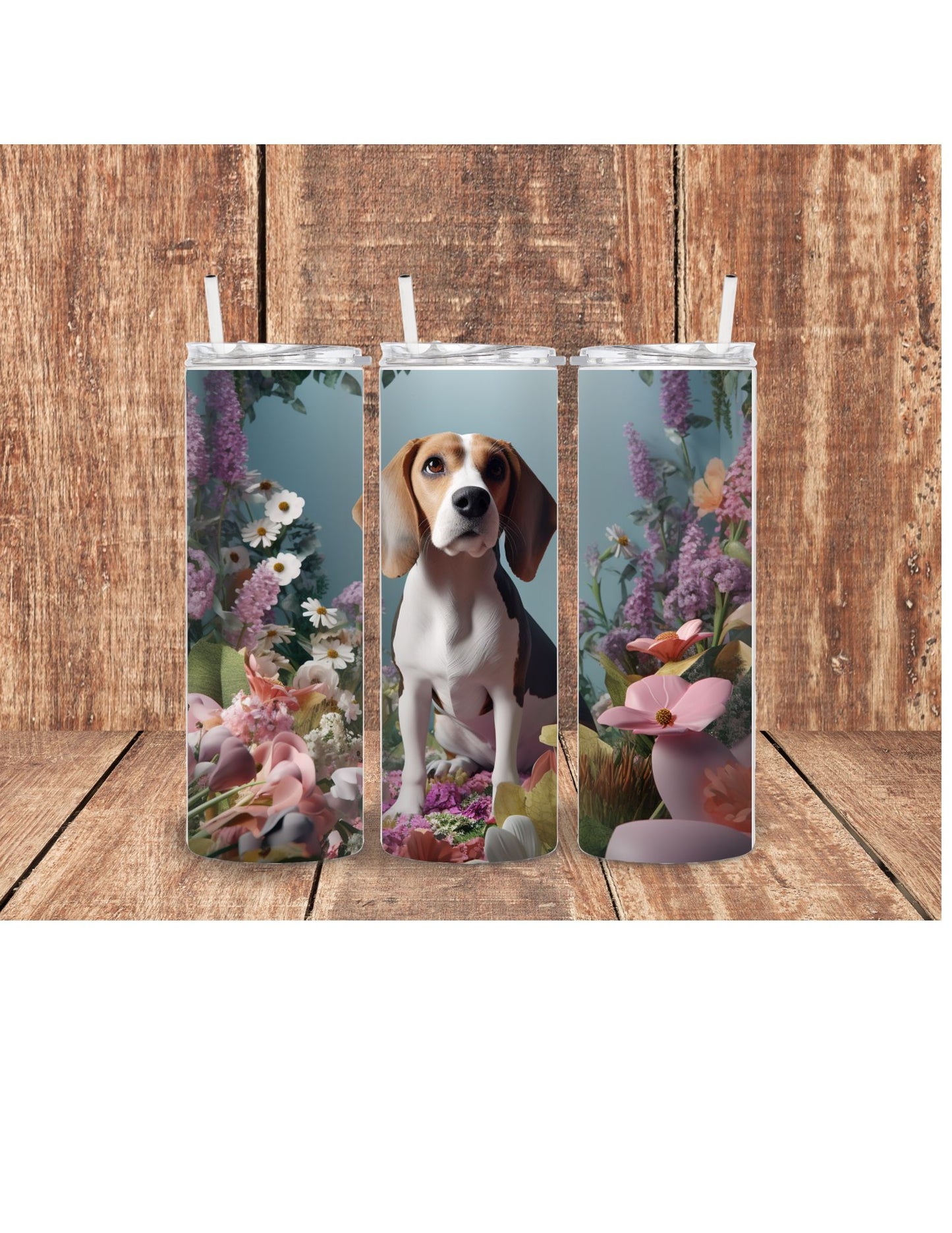 Beagle dog 3D Tumbler