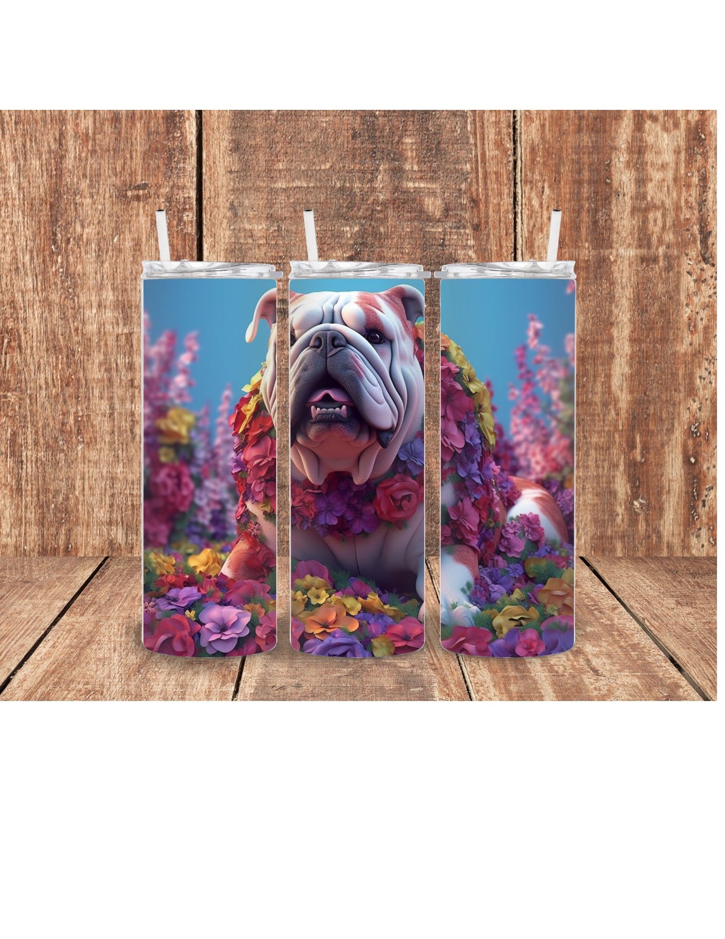 Bull Dog 3D Tumbler