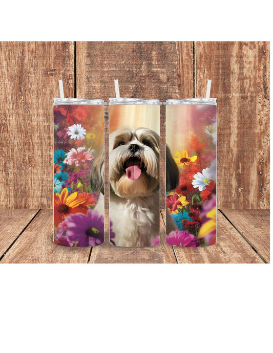 Shih Tzu dog 3D Tumbler