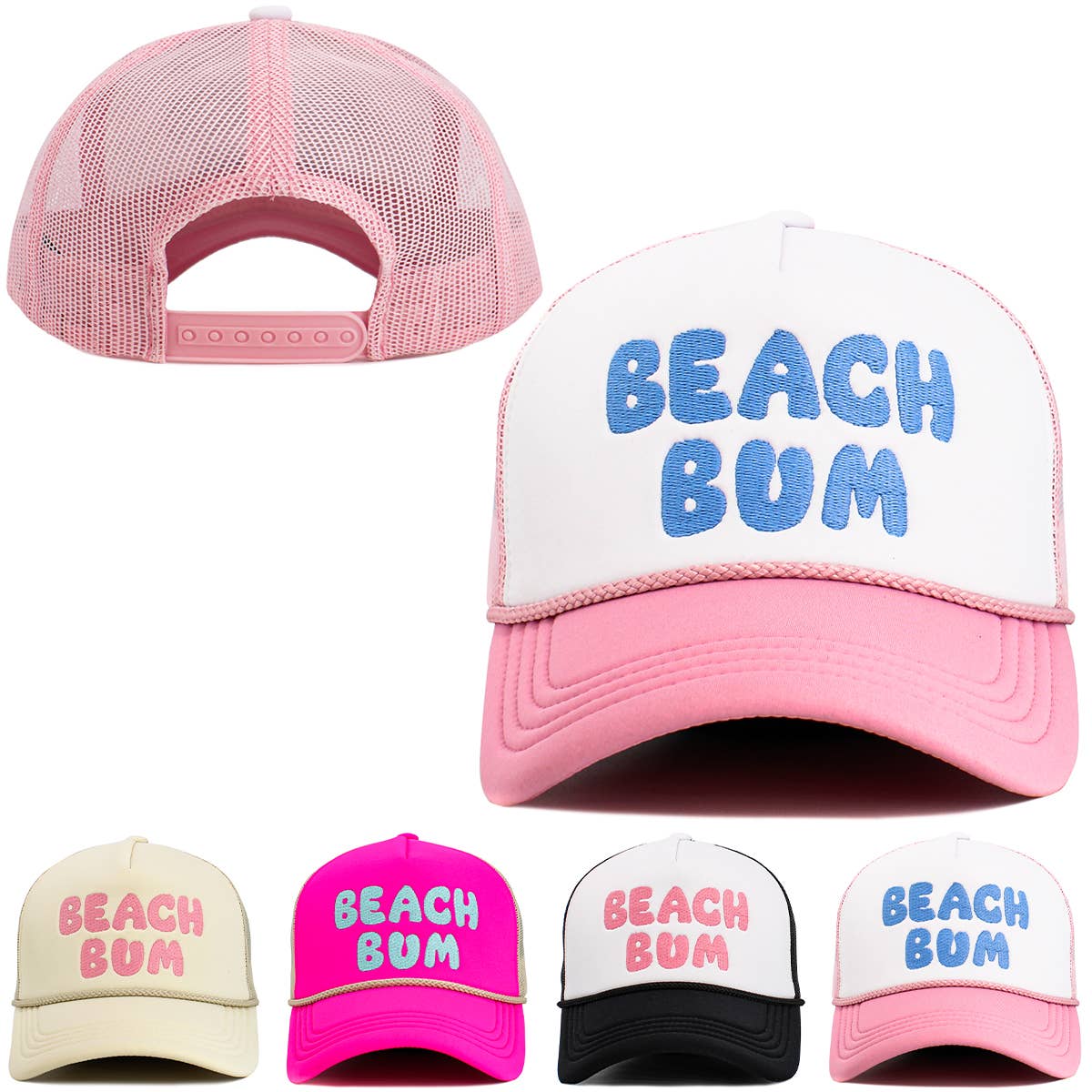 Beach Bum Foam Trucker Mesh Cap